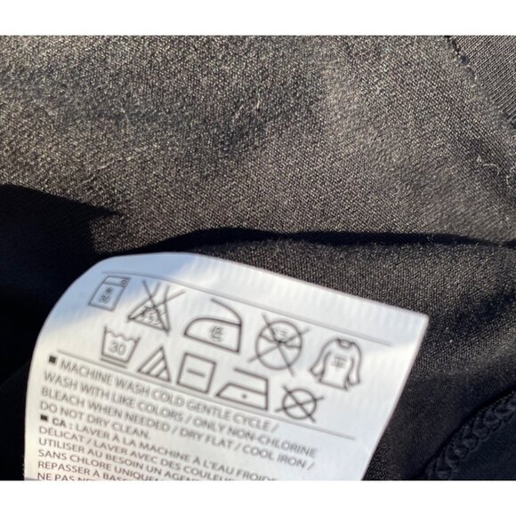 Old Navy Womens Black Rayon XL Long Sleeve Tunic Top Light Goth - Picture 9 of 9